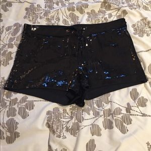 Sequin shorts